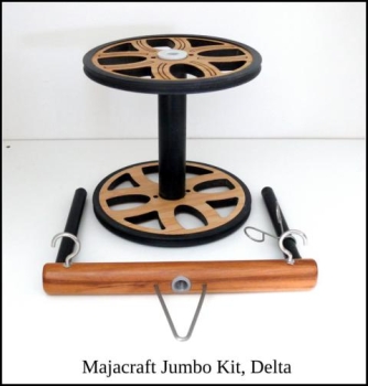 Majacraft Jumbo Delta Plying Fyler Kit, Zwirn Kit